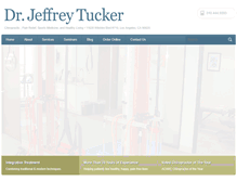 Tablet Screenshot of drjeffreytucker.com
